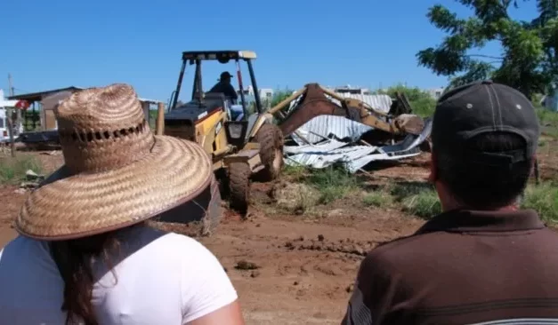 DESALOJO EN VALLE DEL AGUA ES EN CUMPLIMIENTO A ORDEN DEL JUEZ SEGUNDO DE DISTRITO