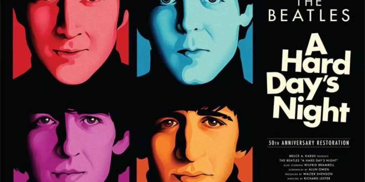 A HARD DAY’S NIGHT PROTAGONIZADO POR THE BEATLES