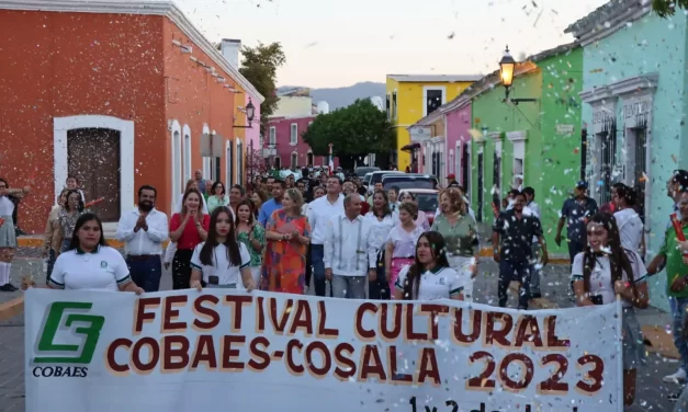 AL SON DE LA BANDA SINALOENSE, REALIZAN EL FESTIVAL CULTURAL COBAES COSALÁ 2023