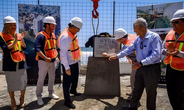 ROCHA COLOCA LA PRIMERA PIEDRA DE HOTEL HYDE EN MAZATLÁN