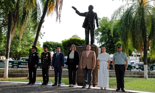 CONMEMORAN EL 151 ANIVERSARIO LUCTUOSO DE BENITO JUÁREZ