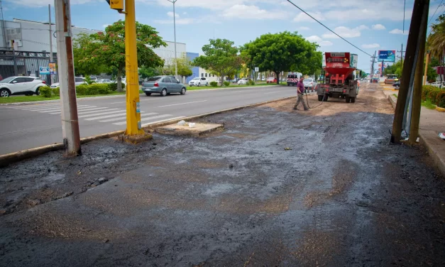 REENCARPETAN VIALIDADES ALEDAÑAS AL HOSPITAL PSIQUIÁTRICO DE SINALOA Y DIVERSOS PUNTOS