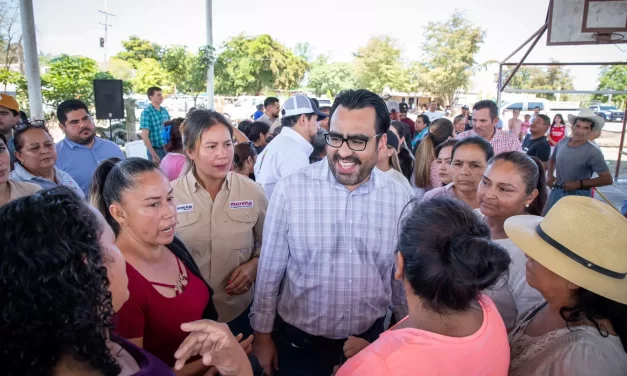 ALCALDE DE CULIACÁN HACE COMPROMISOS DE OBRAS CON SENTIDO SOCIAL EN LA COMUNIDAD DE COSPITA