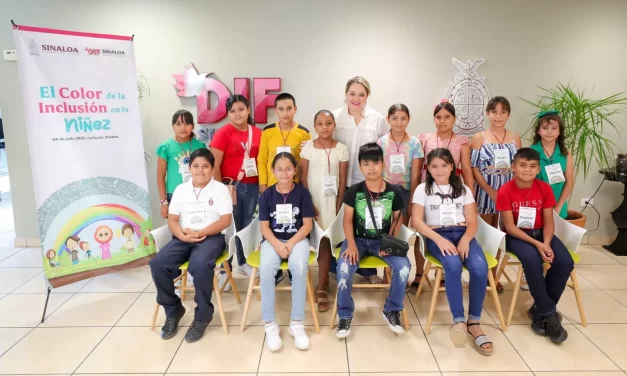 REALIZA DIF SINALOA EL CONCURSO INFANTIL “EL COLOR DE LA INCLUSIÓN EN LA NIÑEZ”