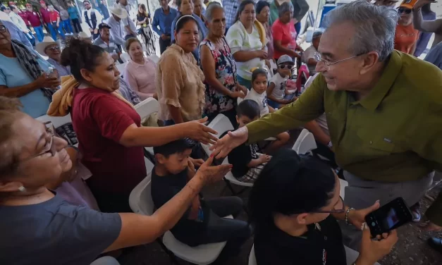 ROCHA LLEVA OBRAS DE BENEFICIO SOCIAL AL ÁREA RURAL DE GUASAVE