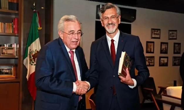 ROCHA SOSTIENE REUNIÓN CON EMBAJADOR DE FRANCIA EN MÉXICO