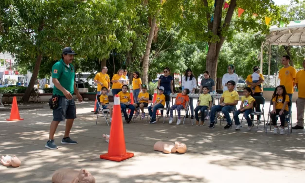 CONTINÚA EL EXITOSO CURSO INFANTIL A CARGO DE LA COORDINACIÓN DE PROTECCIÓN CIVIL MUNICIPAL