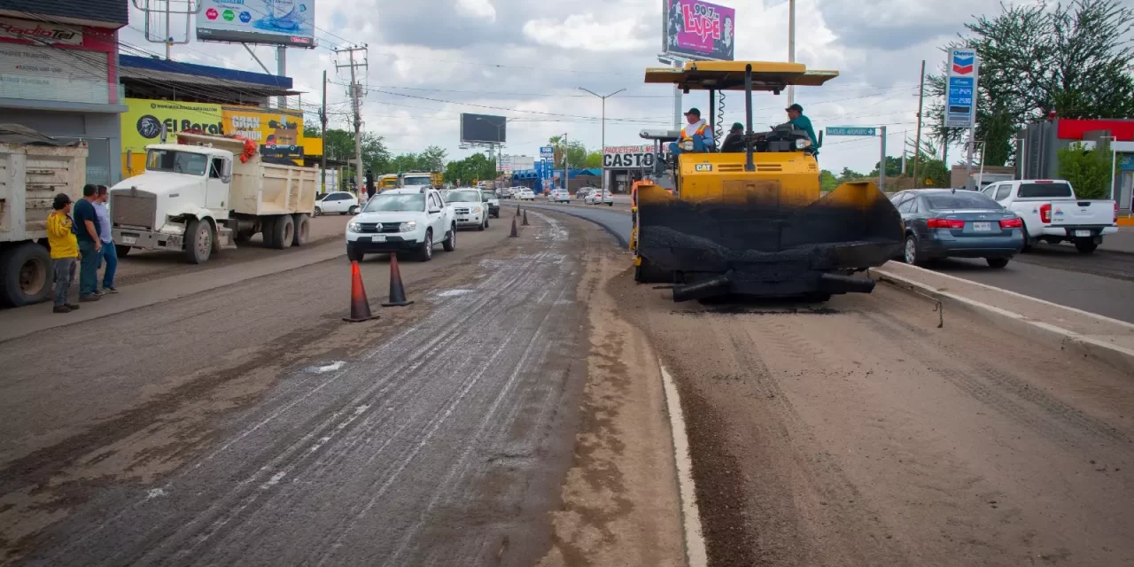 AVANZA OBRA DE RESTAURACIÓN SOBRE EL BULEVAR PEDRO INFANTE