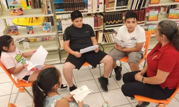 SIGUEN LAS HISTORIAS DE VERANO DE DAVID EN EL “CÍRCULO DE LECTURA” EN LA BIBLIOTECA “ROSA MARÍA PERAZA”