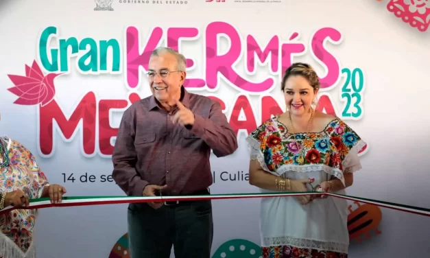 ROCHA INAUGURA LA TRADICIONAL GRAN KERMÉS MEXICANA DIF 2023