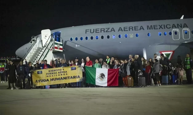 LLEGA A MÉXICO SEGUNDO AVIÓN DESDE ISRAEL