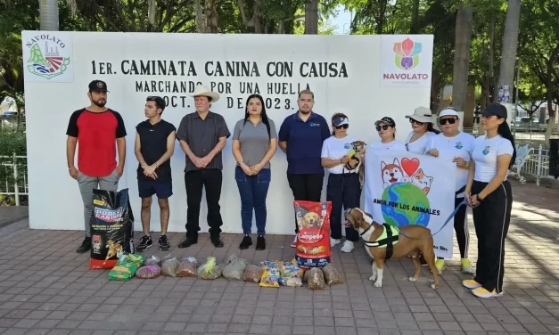 REALIZAN PRIMERA CAMINATA CANINA EN NAVOLATO