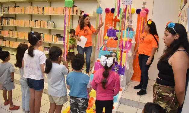 TALLER DE DÍA DE MUERTOS EN LA BIBLIOTECA