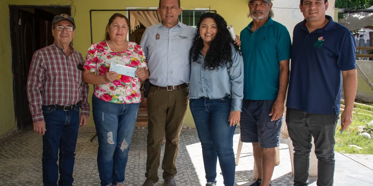 CONTINÚA LA ENTREGA DE APOYOS ECONÓMICOS A LOS AFECTADOS POR LA TORMENTA TROPICAL ‘NORMA’ EN ELDORADO