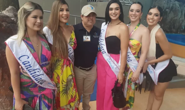 CANDIDATAS Y CANDIDATOS LLEVAN EL CARNAVAL AL GRAN ACUARIO MAZATLAN