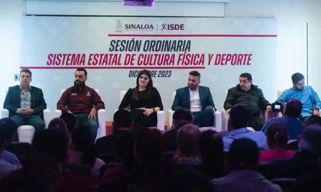 REALIZAN SESIÓN ORDINARIA DEL SISTEMA ESTATAL DE CULTURA FÍSICA Y DEPORTE 2023