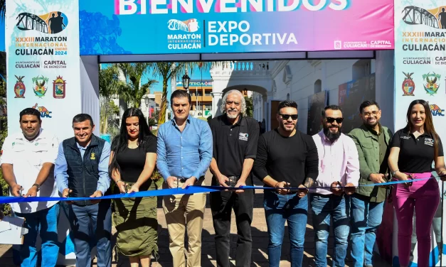 SE INAUGURA LA EXPO DEPORTIVA DEL MARATÓN INTERNACIONAL DE CULIACÁN 2024