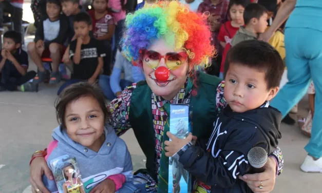 FESTEJAN POR TODO LO ALTO A LOS PEQUEÑOS