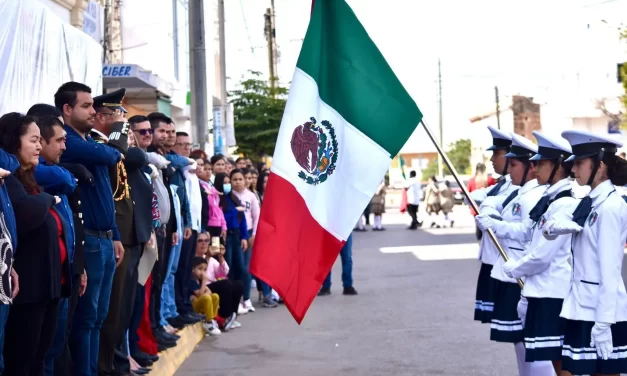 CELEBRA ELOTA EL 84 ANIVERSARIO DEL DÍA DE LA BANDERA