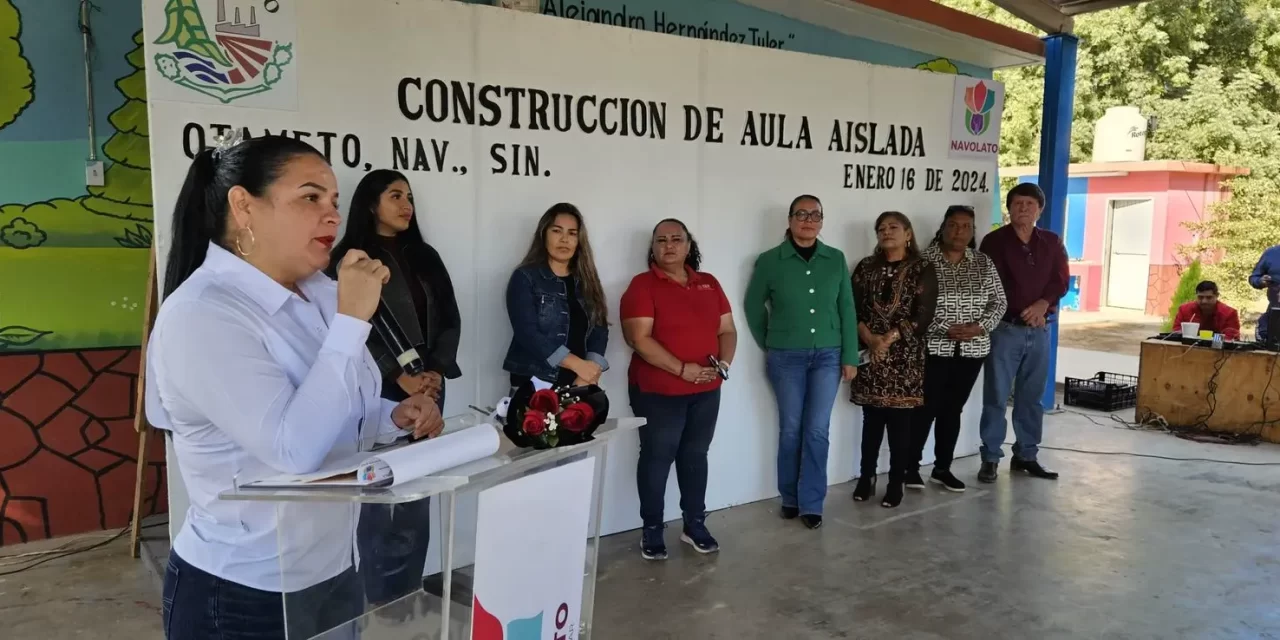 INAUGURAN OBRAS DE CONSTRUCCIÓN EN ESCUELAS DE NAVOLATO