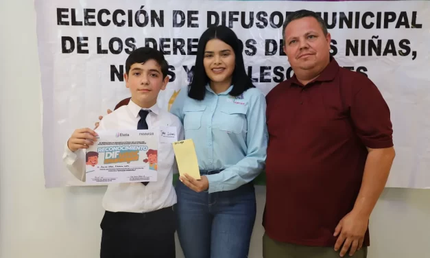 JAVIER ISHEC FIGUEROA, ES ELECTO NIÑO DIFUSOR MUNICIPAL 2024 EN ELOTA