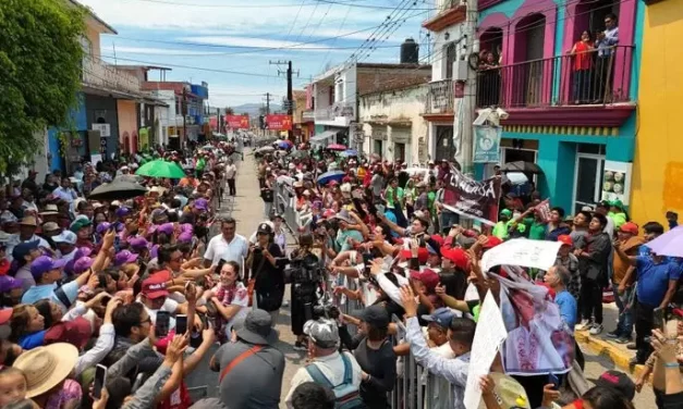 MÁS DE 50 MIL PERSONAS MUESTRAN APOYO A CLAUDIA SHEINBAUM Y SU SEGUNDO PISO DE LA 4T EN OAXACA