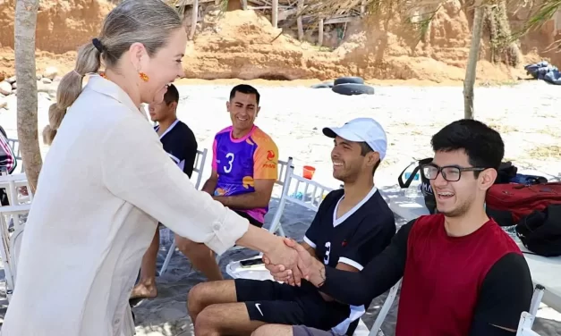 SUPERVISA ALCALDESA DE ELOTA PLAYAS DE CEUTA Y CELESTINO GAZCA