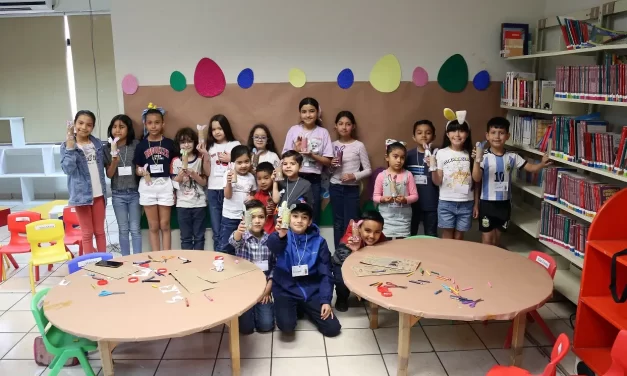 SE ADENTRAN AL MUNDO DE LA LECTURA EN UN DIVERTIDO TALLER DE PASCUA