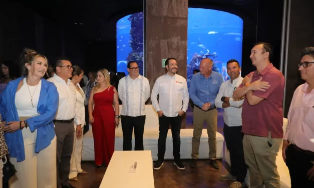 FESTEJAN PRIMER ANIVERSARIO DEL GRAN ACUARIO MAR DE CORTÉS