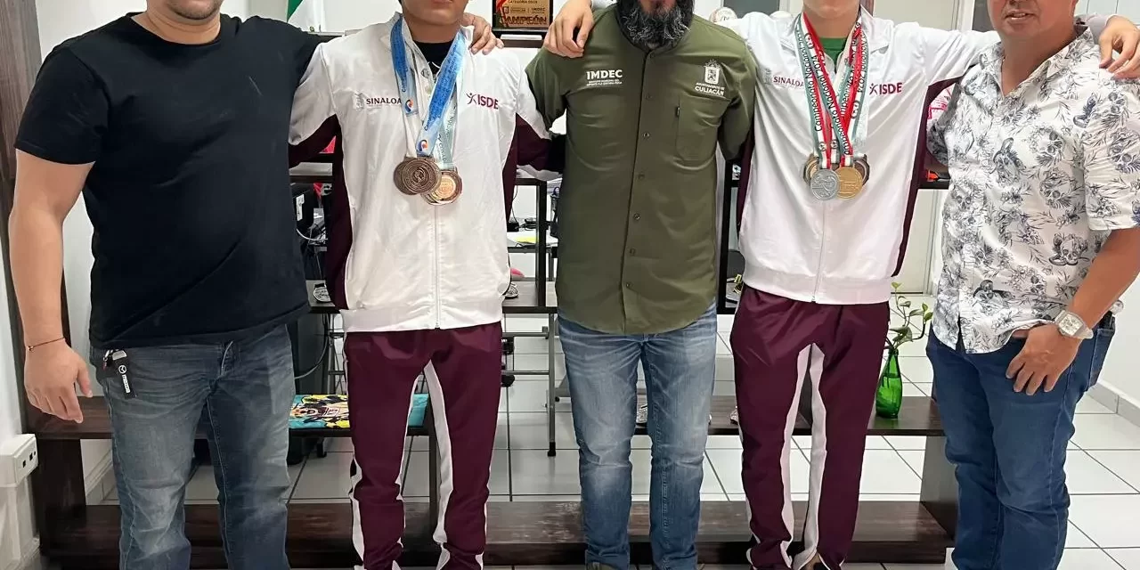 GIMNASTAS VISITAN A DIRECTOR DEL IMDEC PARA PRESUMIR MEDALLAS LOGRADAS EN NACIONALES CONADE 2024