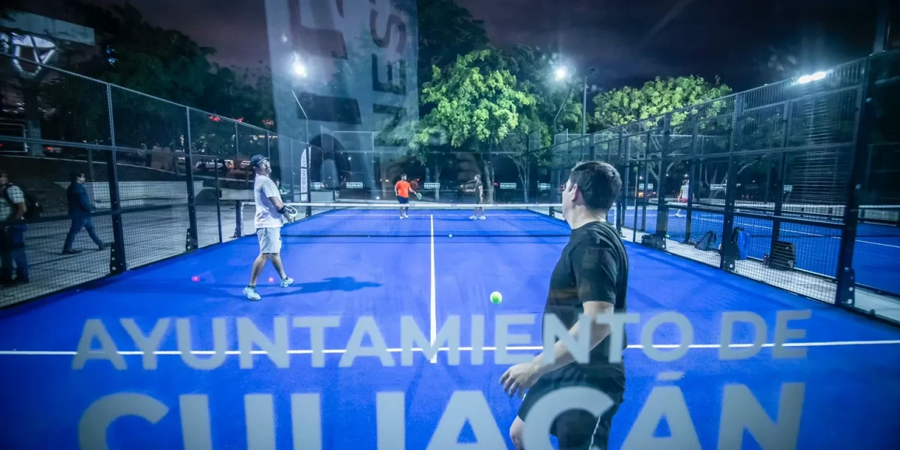 PARQUE CULIACÁN 87 CUENTA CON NUEVAS CANCHAS DE PÁDEL