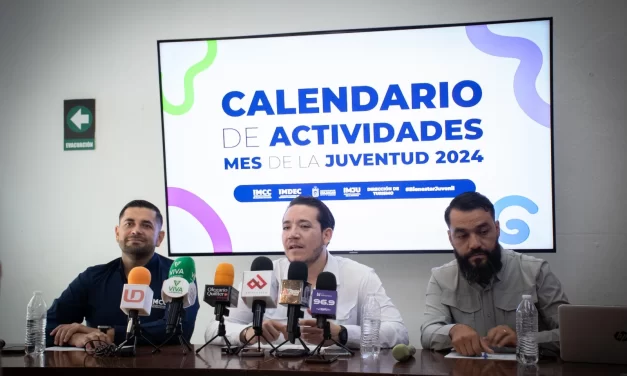 PRESENTAN EL CALENDARIO DE ACTIVIDADES DEL MES DE LA JUVENTUD