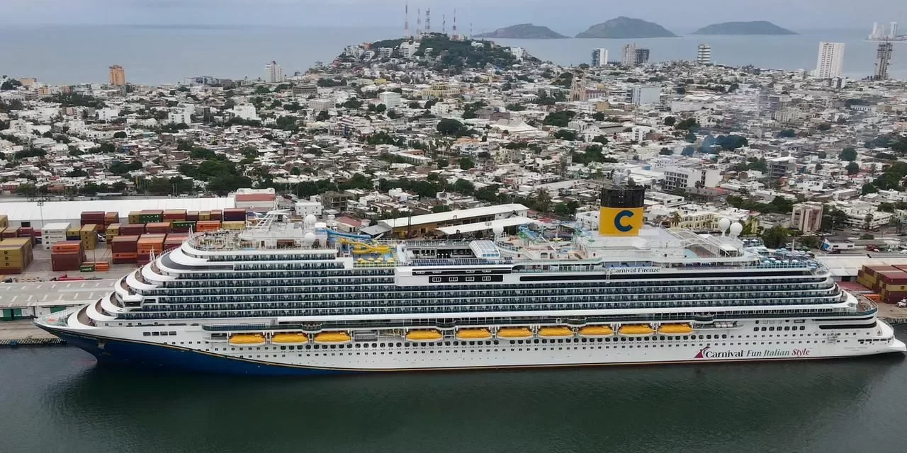 CONTINÚAN LOS ARRIBOS DE CRUCEROS TURÍSTICOS EN MAZATLÁN