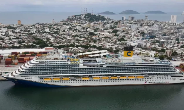 CONTINÚAN LOS ARRIBOS DE CRUCEROS TURÍSTICOS EN MAZATLÁN