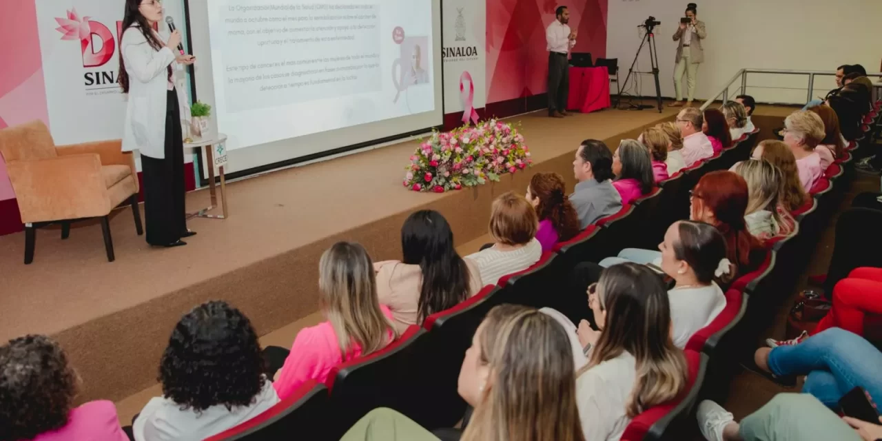 DESARROLLA DIF SINALOA LA CONFERENCIA “ASPECTOS PSICOLÓGICOS DEL CÁNCER DE MAMA”