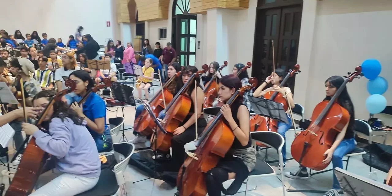 PREPARAN CONCIERTO EL DÍA 18, ORQUESTAS Y COROS INFANTILES DEL NORTE DEL ESTADO