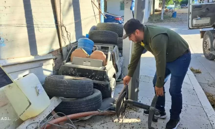 REALIZAN CAMPAÑA DE DESCACHARRIZACIÓN EN LA COLONIA ADOLFO LÓPEZ MATEOS