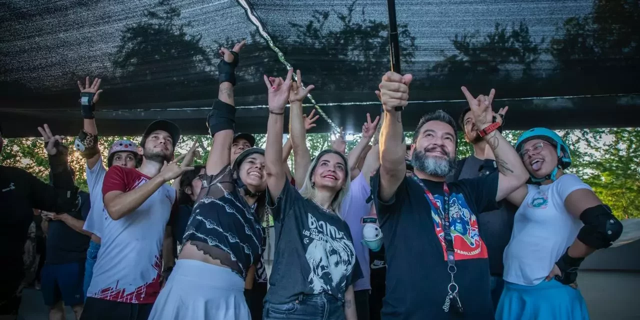 JUAN DE DIOS GÁMEZ INAUGURA SKATEPARK DEL PARQUE LAS RIBERAS, JÓVENES AGRADECEN CONTAR CON UN ESPACIO DIGNO