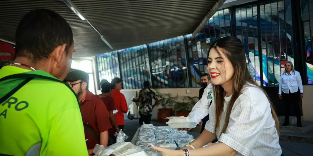 A TRAVÉS DE ALAJIBUA, ENTREGA DIF CULIACÁN ALIMENTO CALIENTE A COMENSALES EN LA PARROQUIA NUESTRA SEÑORA DEL CARMEN