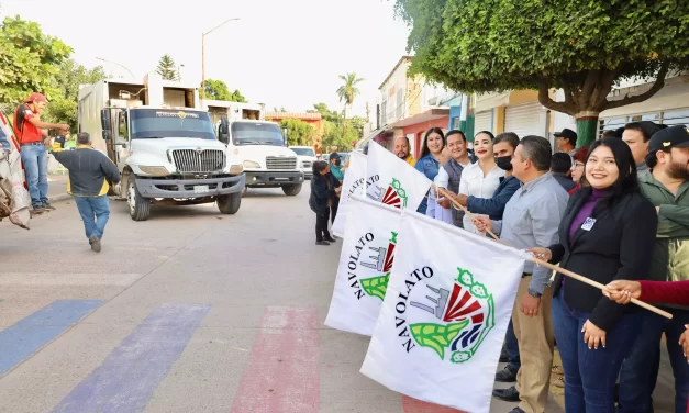 EL PRESIDENTE MUNICIPAL DE NAVOLATO CONTINÚA CON EL PROGRAMA «LIMPIEMOS HOY NAVOLATO»