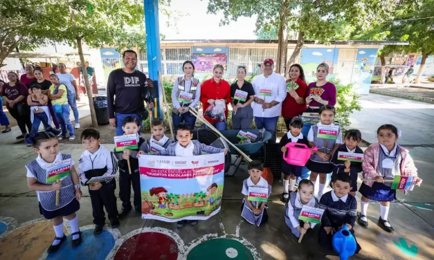 DIF SINALOA TRANSFORMA LA ALIMENTACIÓN ESCOLAR CON “AULAS COCINAS” Y «HUERTOS ESCOLARES PEDAGÓGICOS