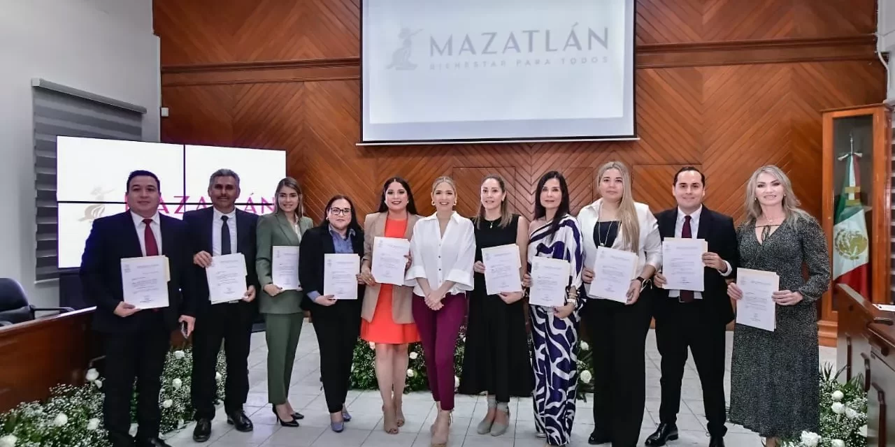 LA PRESIDENTA MUNICIPAL, PRECISÓ QUE LOS FUNCIONARIOS QUE CONFORMAN SU GOBIERNO TRABAJARÁN PARA EL BIENESTAR DE MAZATLÁN