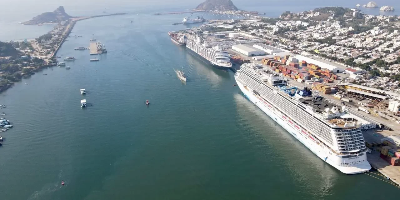 6,486 PASAJEROS LLEGAN HOY A MAZATLÁN EN 2 CRUCEROS TURÍSTICOS.