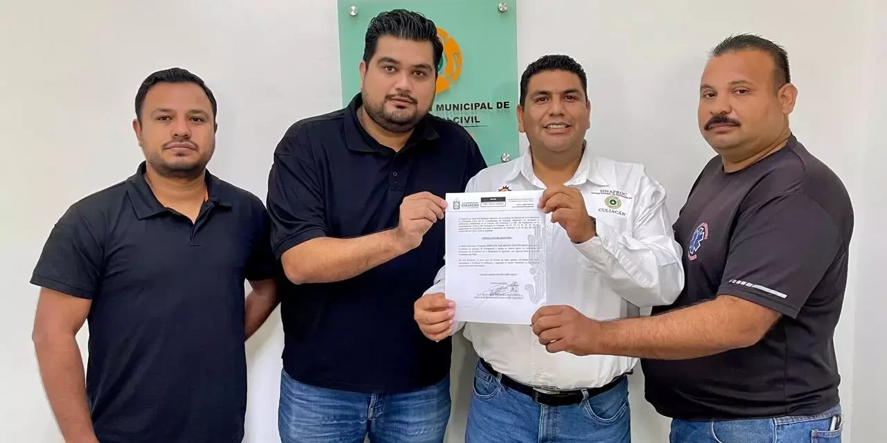 PROTECCIÓN CIVIL CULIACÁN OTORGA REGISTRO A GRUPO VOLUNTARIO DE AGUARUTO