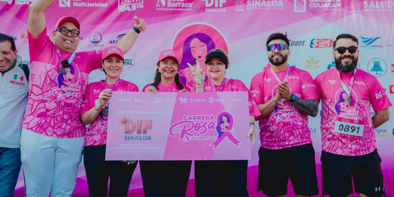 RECIBE DIF SINALOA DONACIÓN DÉ LA CARRERA ROSA DE VIBRA RADIO