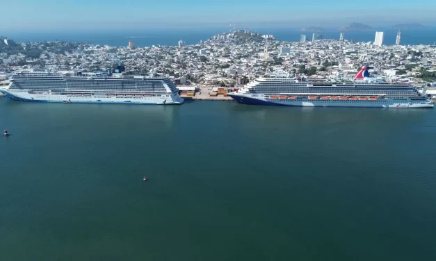 VISITAN MAZATLÁN OTROS DOS CRUCEROS TURÍSTICOS CON 8,601 PASAJEROS