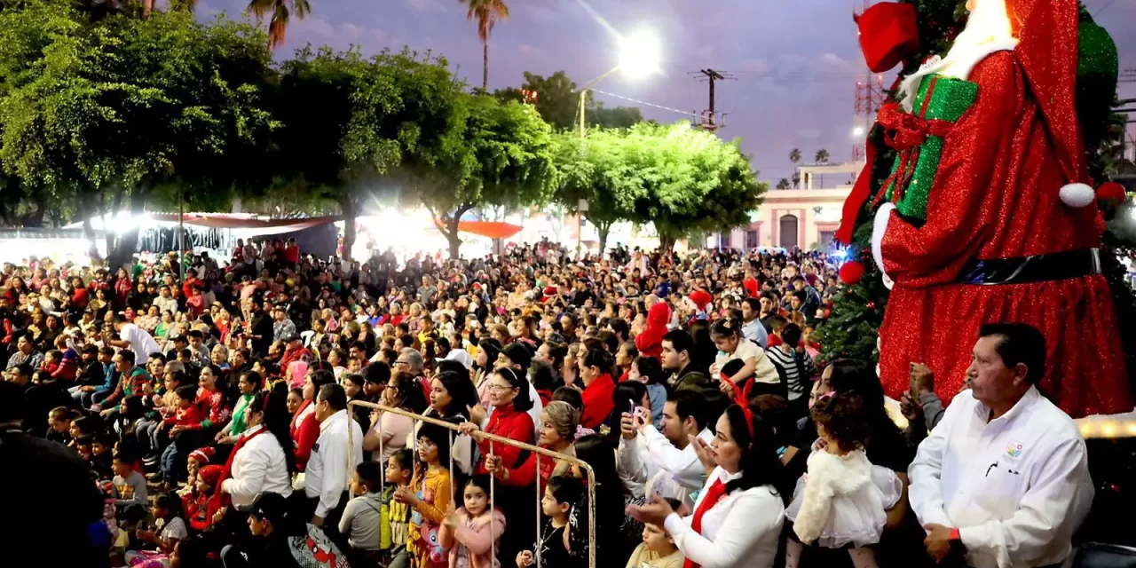 NAVOLATO CELEBRA LA MAGIA NAVIDEÑA CON UN FESTIVAL FAMILIAR INOLVIDABLE