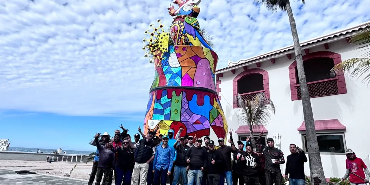 “LA BÚSQUEDA DE LA PERLA” EL ESPECTACULAR MONIGOTE JUNTO A LA CASA DEL MARINO