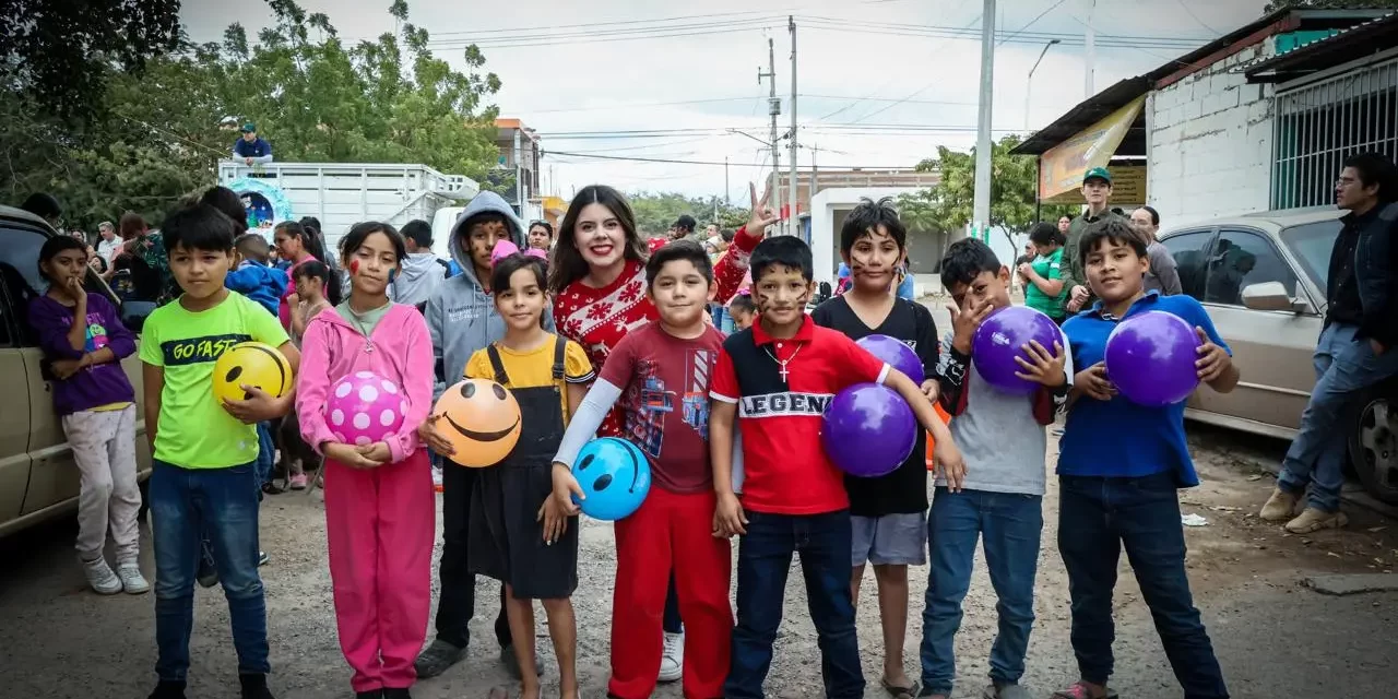 LLEVA DIF CULIACÁN CELEBRACIÓN DE REYES MAGOS A NIÑAS Y NIÑOS DE AGUARUTO Y RINCÓN DEL PARQUE