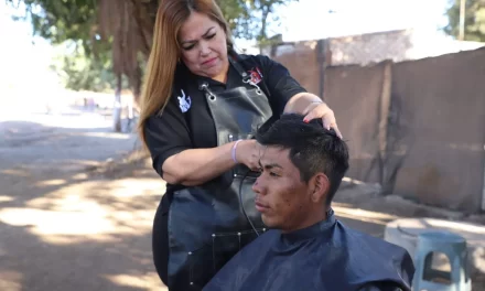 LLEVAN A CABO LA PRIMERA JORNADA DE CORTE DE CABELLO COMUNITARIO